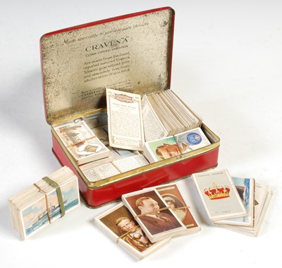 Lot 360 - A box of assorted 20th century cigarette cards,...