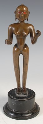 Lot 399 - A late 19th/early 20th century Indian bronze...