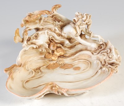 Lot 402 - A Dresden Art Nouveau porcelain centrepiece,...