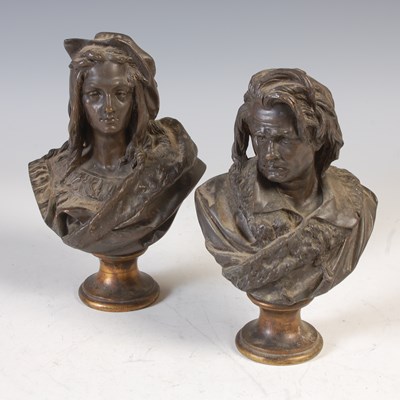 Lot 406 - After Albert Carrier, a bronze sculpture of a...