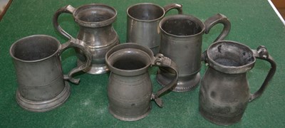Lot 532 - Four various early 19th century pewter...