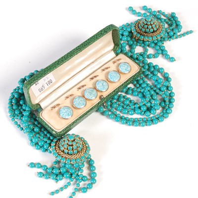 Lot 6 - A vintage Christian Dior gilt metal and...