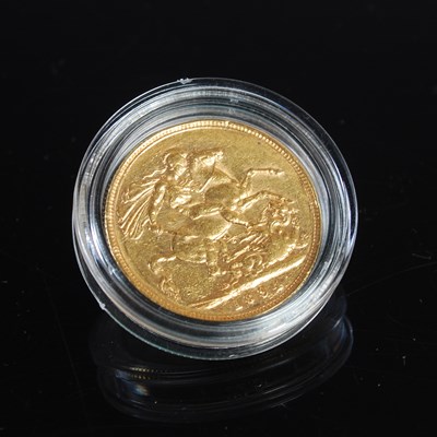 Lot 39 - A Victorian gold sovereign, dated '1894'.