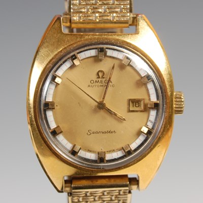 Lot 86 - A vintage gold plated Omega Automatic...