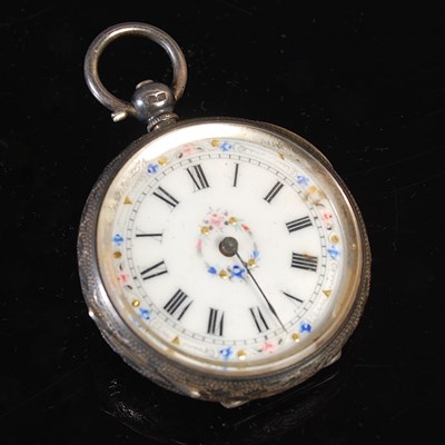 Lot 88A - A Birmingham silver cased open faced pocket...