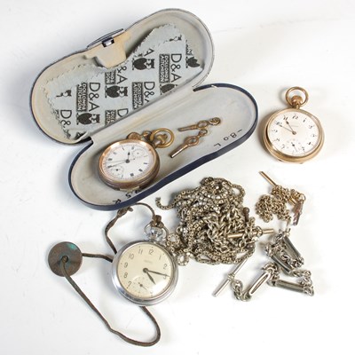 Lot 89 - A vintage gold plated Arcadia Swiss made open...