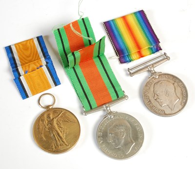 Lot 98 - Great War Interest, a group of two medals,...