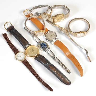 Lot 105 - Nine assorted ladies wristwatches, to include...