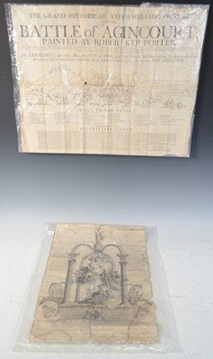 Lot 574 - An engraving “To the glory of the Rt. Honble....
