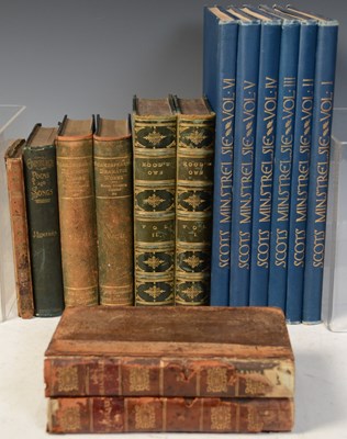 Lot 562 - A collection of antique books to include; the...