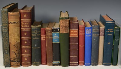 Lot 560 - A collection of antique Robert Burns poetry...
