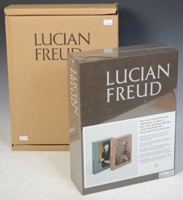Lot 576 - Lucian Freud, two unopened books detailing his...