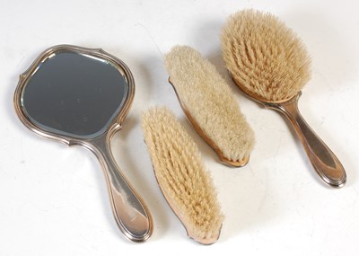 Lot 153 - A Birmingham silver and white enamel decorated...
