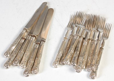 Lot 155 - A group of antique cutlery and flatware,...