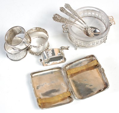 Lot 170 - A group of silver ware, to include four...