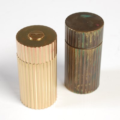 Lot 169 - Asprey of London, a pair of gilt metal salt...