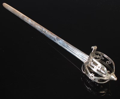 Lot 172 - An antique Edinburgh silver letter opener, in...