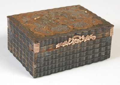 Lot 207 - An 18th century tortoiseshell gilt metal...