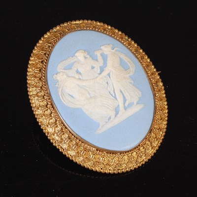 Lot 230 - A gilt metal mounted Wedgwood Jasperware...