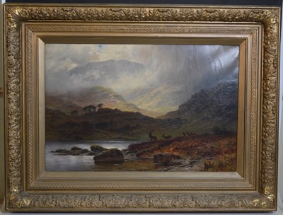 Lot 677 - Charles Stuart (1938-1907) 
Highland landscape...