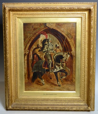 Lot 685 - Sir John Gilbert RSA 
A knight on horseback...