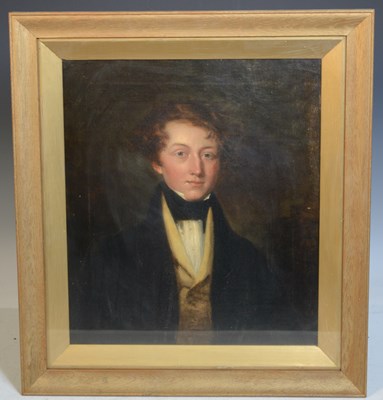 Lot 688 - 19th century British School 
Portrait of a...