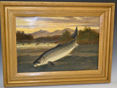 Lot 695 - Arthur Roland Knight (1846-1914) 
Salmon...