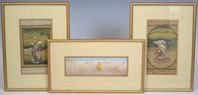 Lot 721 - Indian School, three illustrated manuscripts,...