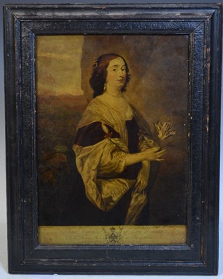 Lot 741 - After Sir Anthony Van Dyke 
Jane, daughter of...