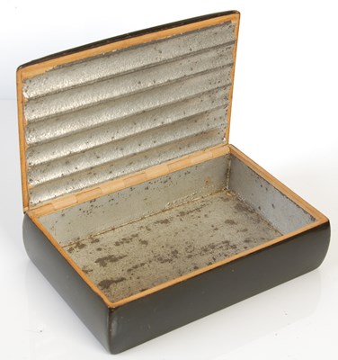 Lot 244 - A Mauchline ware pen-work oblong table snuff...