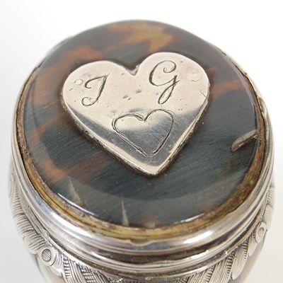 Lot 248 - A Scottish tortoiseshell and mother-of-pearl...