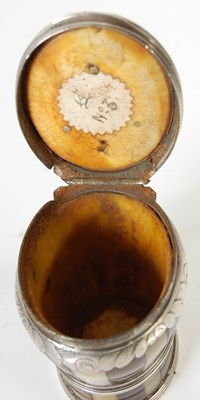 Lot 248 - A Scottish tortoiseshell and mother-of-pearl...