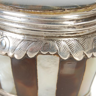 Lot 248 - A Scottish tortoiseshell and mother-of-pearl...