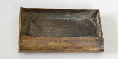 Lot 254 - A Scottish novelty brass snuff box in the form...