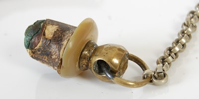 Lot 256 - A Scottish three-pronged antler snuff box,...