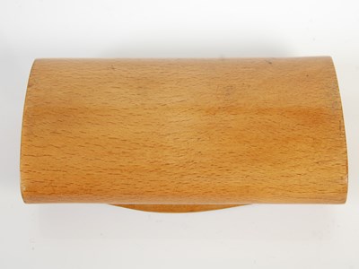 Lot 261 - A Scottish treen oval section snuff box, the...