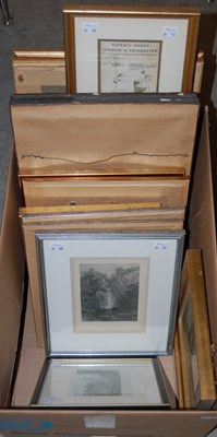 Lot 477 - Box - vintage prints