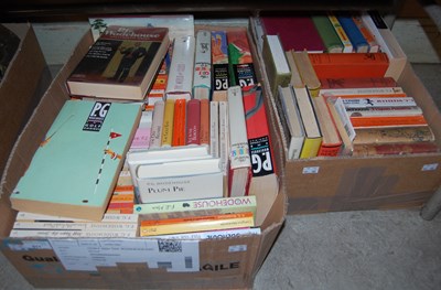 Lot 511 - Two boxes of PG Wodehouse books