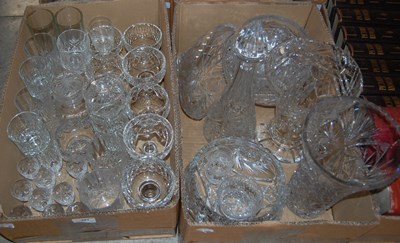 Lot 481 - Two boxes - assorted glassware
