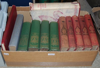 Lot 511F - A box of assorted books to include four...