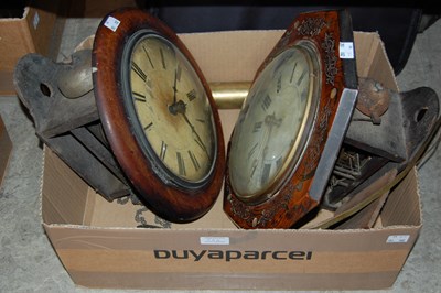 Lot 511G - A box containing two 'Wag on the Wall' clocks,...