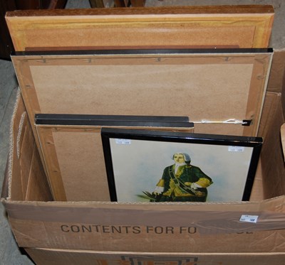 Lot 603 - Box - decorative prints to include various...