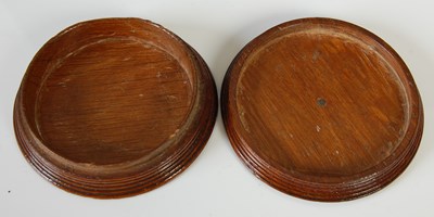 Lot 275 - A Mauchline ware circular penwork snuff box,...