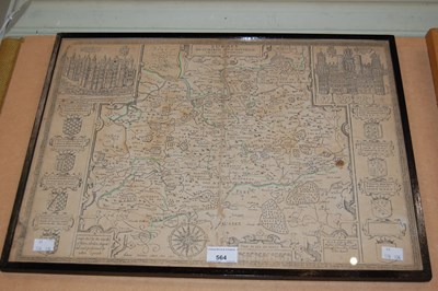 Lot 564 - John Speede, Surrey Described and Divided into...