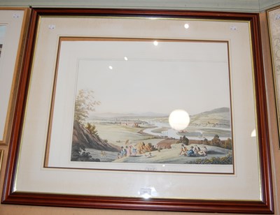 Lot 569 - After Clark, The Town of Perth, coloured print,...