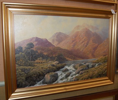 Lot 573 - P. Coulthard, a pair of Highland landscapes,...