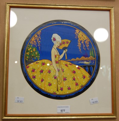 Lot 577 - Herbert William Porter (b.1887) Art Deco tin...
