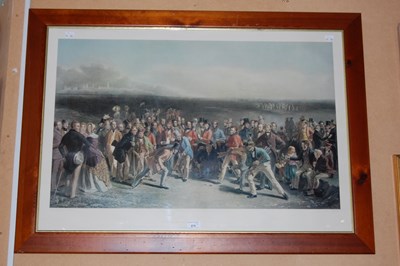Lot 579 - A group of four prints to include 'The Golfers'...