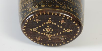 Lot 281 - A highly unusual Scottish horn upright oval...