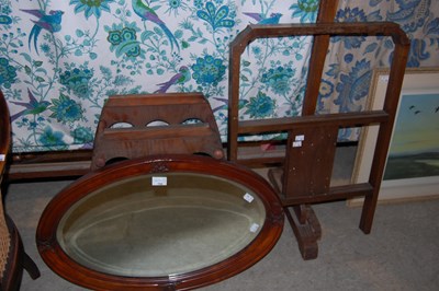 Lot 795 - A mixed group of items to include a mahogany...